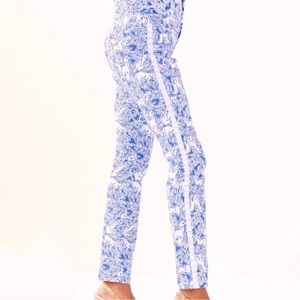 Lilly Pulitzer | Kelly Skinny Ankle Pant - Coastal Blue - Size 00 - GUC